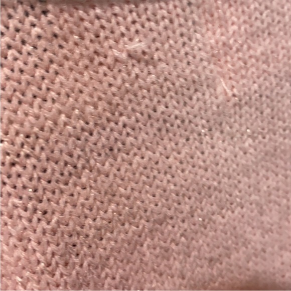 Women's Jaclyn Smith Pink V-Neck Vintage Sweater with Floral Embroidery Size L - Picture 11 of 12